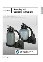 Waterman 2260006 Assembly And Operating Instructions Manual preview