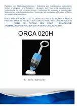 Waterman ORCA 020H Operating And Maintenance Instructions Manual предпросмотр