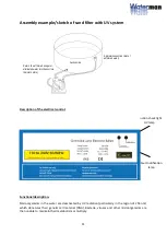 Предварительный просмотр 11 страницы Waterman Sand filter with UV system Operating And Assembly Instructions Manual