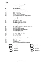 Preview for 50 page of Waterman SF 122 Operating And Assembly Instructions Manual