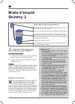 Предварительный просмотр 10 страницы Waterman Skimmy 2 Owner'S Manual