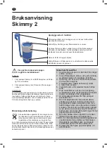 Предварительный просмотр 22 страницы Waterman Skimmy 2 Owner'S Manual