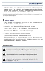 Preview for 8 page of Watermark Medical ARES 610 Product Manual