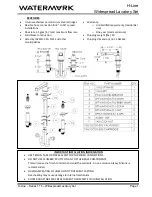 Watermark H-Line 115 Series Important Installation Information предпросмотр