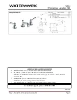 Предварительный просмотр 3 страницы Watermark Haley 34 Series Important Installation Information