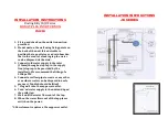 Preview for 1 page of Watermark JE Series Installation Instructions