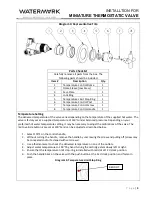 Предварительный просмотр 3 страницы Watermark SS-TH500 Installation Manual