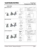 Предварительный просмотр 2 страницы Watermark Transitional 29 Series Important Installation Information