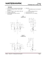 Watermark Urbane 25-2 Important Installation Information предпросмотр