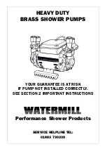 Watermill BP65S Manual preview