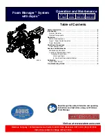 Предварительный просмотр 1 страницы Waterous Aquis Foam Manager Operation And Maintenance Manual