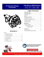 Preview for 1 page of Waterous CZ Series Operation And Maintenance Manual