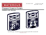 Waterous Pressure Governor Installation And Operation Manual preview