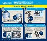 Предварительный просмотр 1 страницы Waterpik Technologies WaterFlosser WP-120 Quick Start Manual