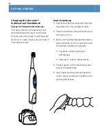 Preview for 8 page of Waterpik Sensonic  Professional Toothbrush Instructions Manual