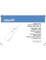 Waterpik Ultra Dental Water Jet Manual preview