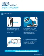 Preview for 2 page of Waterpik waterflosser 500 Series Quick Start Manual