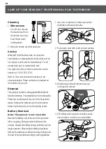 Preview for 10 page of Waterpik Waterflosser WP-900 Manual