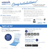 Waterpik waterflosser Quick Start Manual preview