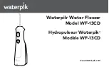 Предварительный просмотр 1 страницы Waterpik WF-13CD Manual