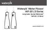 Waterpik WF-20 Series Instruction Manual preview