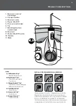 Предварительный просмотр 5 страницы Waterpik WP-100 Series Instruction Manual