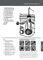 Предварительный просмотр 13 страницы Waterpik WP-100 Series Instruction Manual