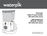 Waterpik WP-200 Series Instruction Manual preview