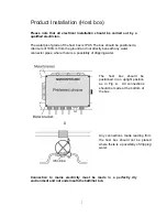 Preview for 7 page of Waterproof TV BS850 Operational Manual