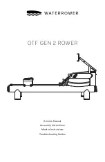 Preview for 1 page of WaterRower OTF GEN 2 ROWER Manual