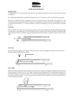 WaterRower S4 M1 Assembly Manual предпросмотр