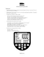 WaterRower S4 Operating Instructions Manual preview