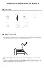 WaterRower WOODEN DUAL RAIL Disassembly Instructions preview