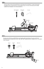 Предварительный просмотр 4 страницы WaterRower WOODEN DUAL RAIL Disassembly Instructions