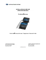 Preview for 1 page of Waters Network Systems ProSwitch-Xtreme Installation Manual And Operating Manual