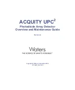 Waters ACQUITY UPC2 Overview And Maintenance Manual предпросмотр