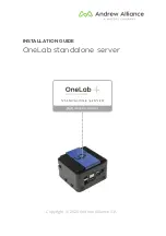 Waters Andew Alliance OneLab+ Installation Manual preview