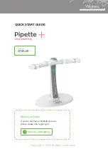 Предварительный просмотр 1 страницы Waters Pipette+ Quick Start Manual