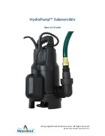 Watershed Innovations HydraPump Submersible Owner'S Manual preview