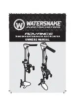 Watersnake ADVANCE SWBL 42 Owner'S Manual preview