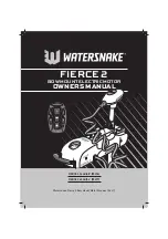Watersnake FIERCE 2 54LB/48 Owner'S Manual preview