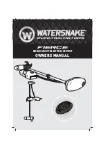 Предварительный просмотр 1 страницы Watersnake Fierce SWRF 54/48 Owner'S Manual