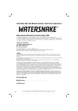 Preview for 68 page of Watersnake GEO-SPOT 80LB/66 Owner'S Manual