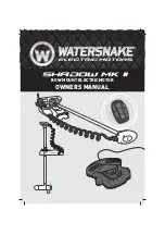 Preview for 1 page of Watersnake Shadow MK II SWNG 44/48 Owner'S Manual