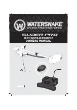 Предварительный просмотр 1 страницы Watersnake Slider Pro SWRC 54/54 Owner'S Manual