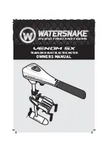 Watersnake VENOM SX Owner'S Manual preview
