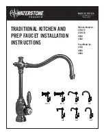 Preview for 1 page of Waterstone 4100-12 Installation Instructions Manual