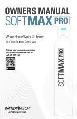 WaterTech SOFTMAX PRO Owner'S Manual preview