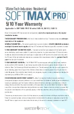 Preview for 13 page of WaterTech SOFTMAX PRO Owner'S Manual