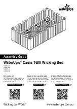 Preview for 1 page of WaterUps Oasis 1680 Wicking Bed Assembly Manual